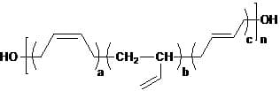 端羥基聚丁二烯結構式